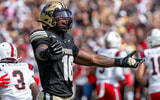 Purdue linebacker Mani Powell